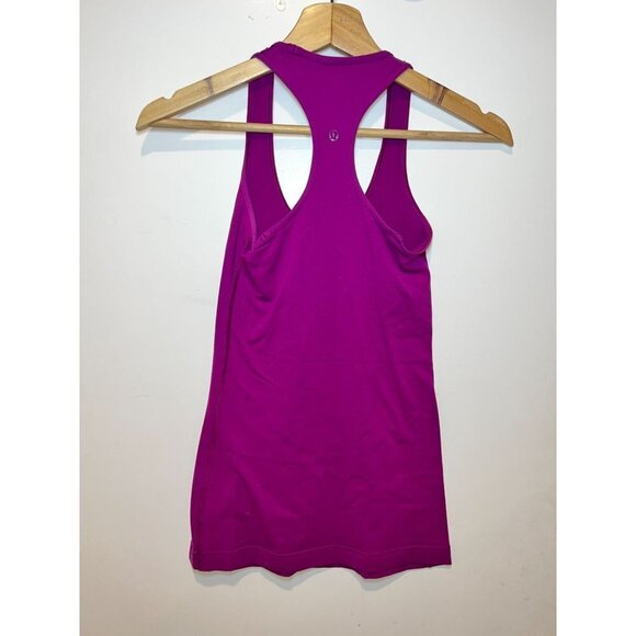 Lululemon Racerback Tank Top In Vibrant Purple Womens Size  4 Activewear - Picture 2 of 4